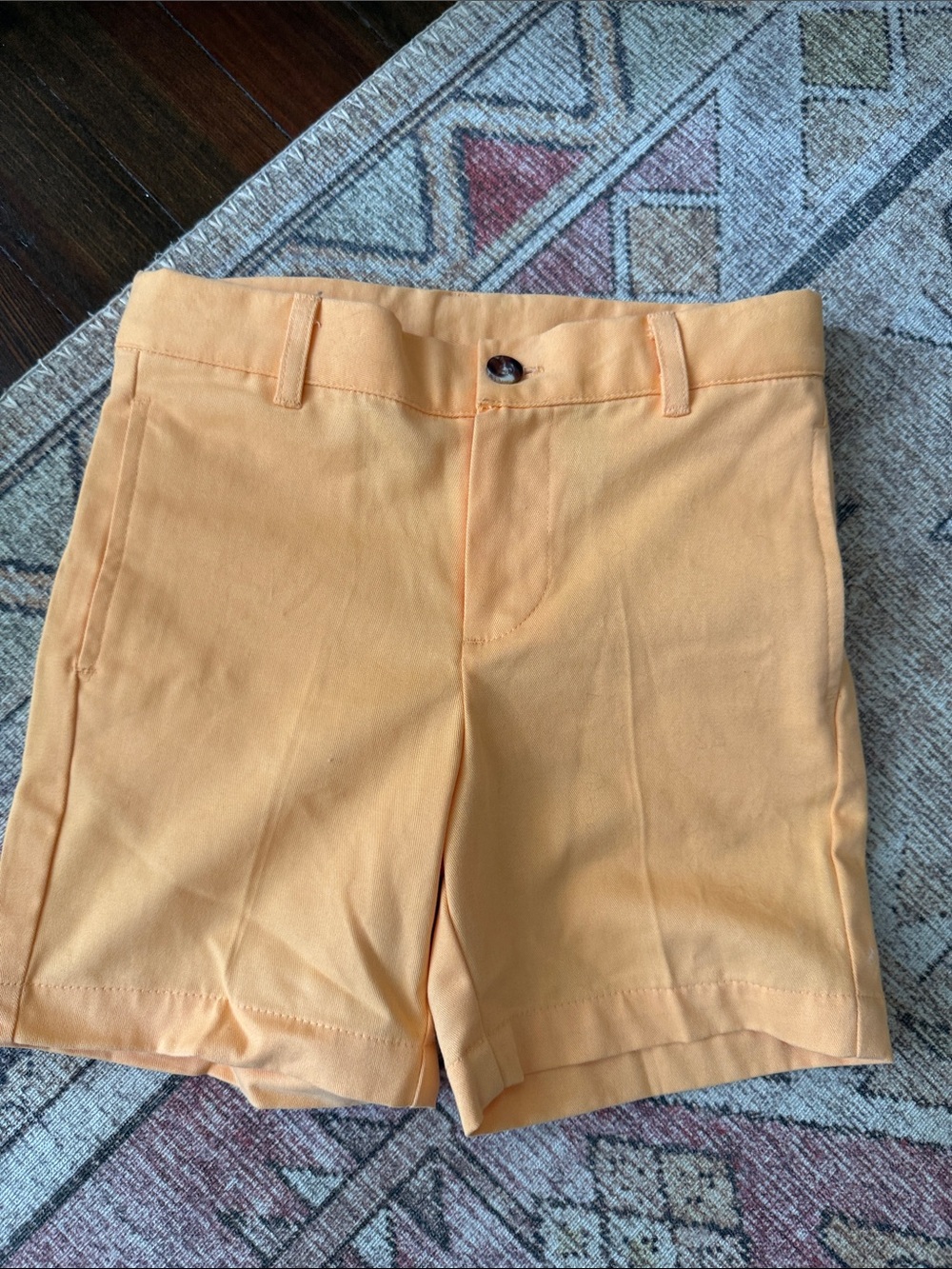Boys Orange chino Shorts